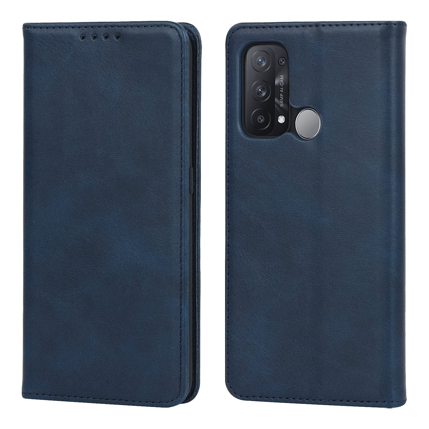 【Hamany】対応 oppo reno5 a ケース 手帳型 オッポリノ5a ケース カード収納 -ヴィンテージブルー