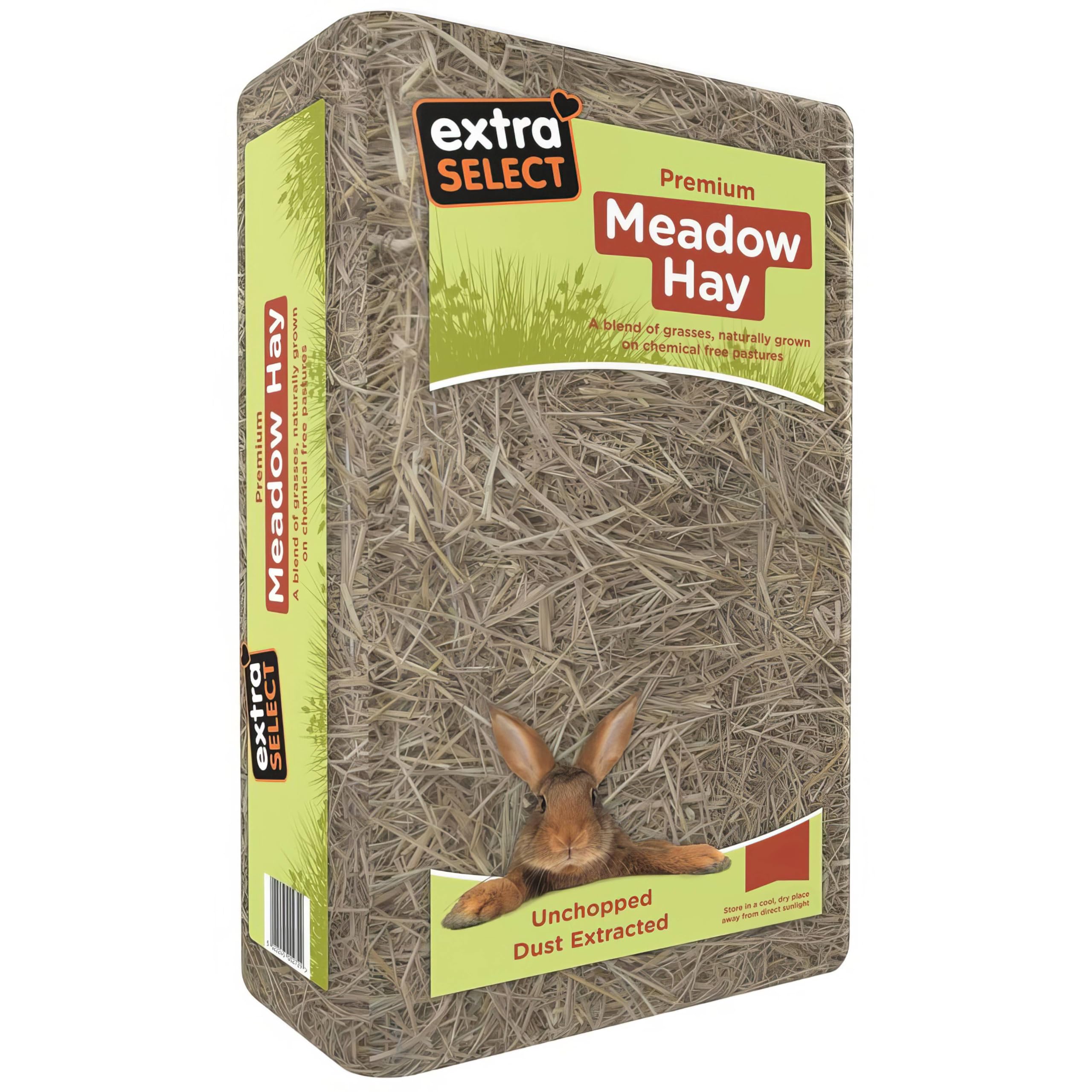 Extra Select Premium Meadow Hay for Small Animals - UK Sourced ideal Rabbit Food