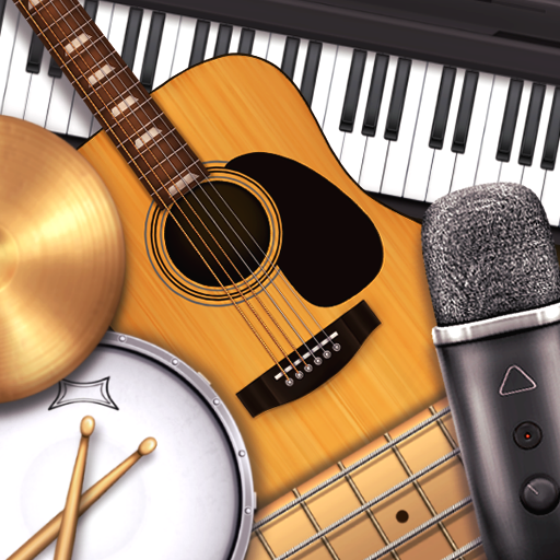 Band Live Rock Pro Edition. Play piano, drums, guitar, bass and voice. Music Stu