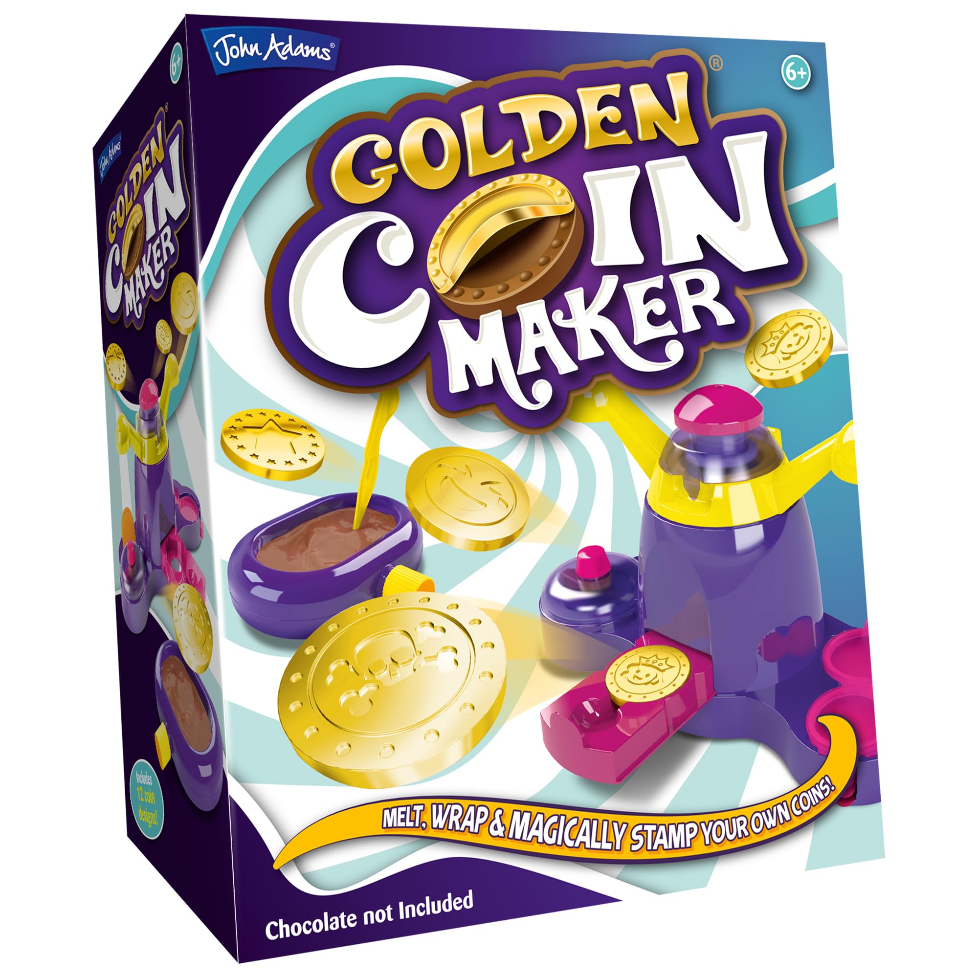 John Adams Golden Coin Maker | Melt, Wrap & Stamp Your Own Golden Chocolate Coin