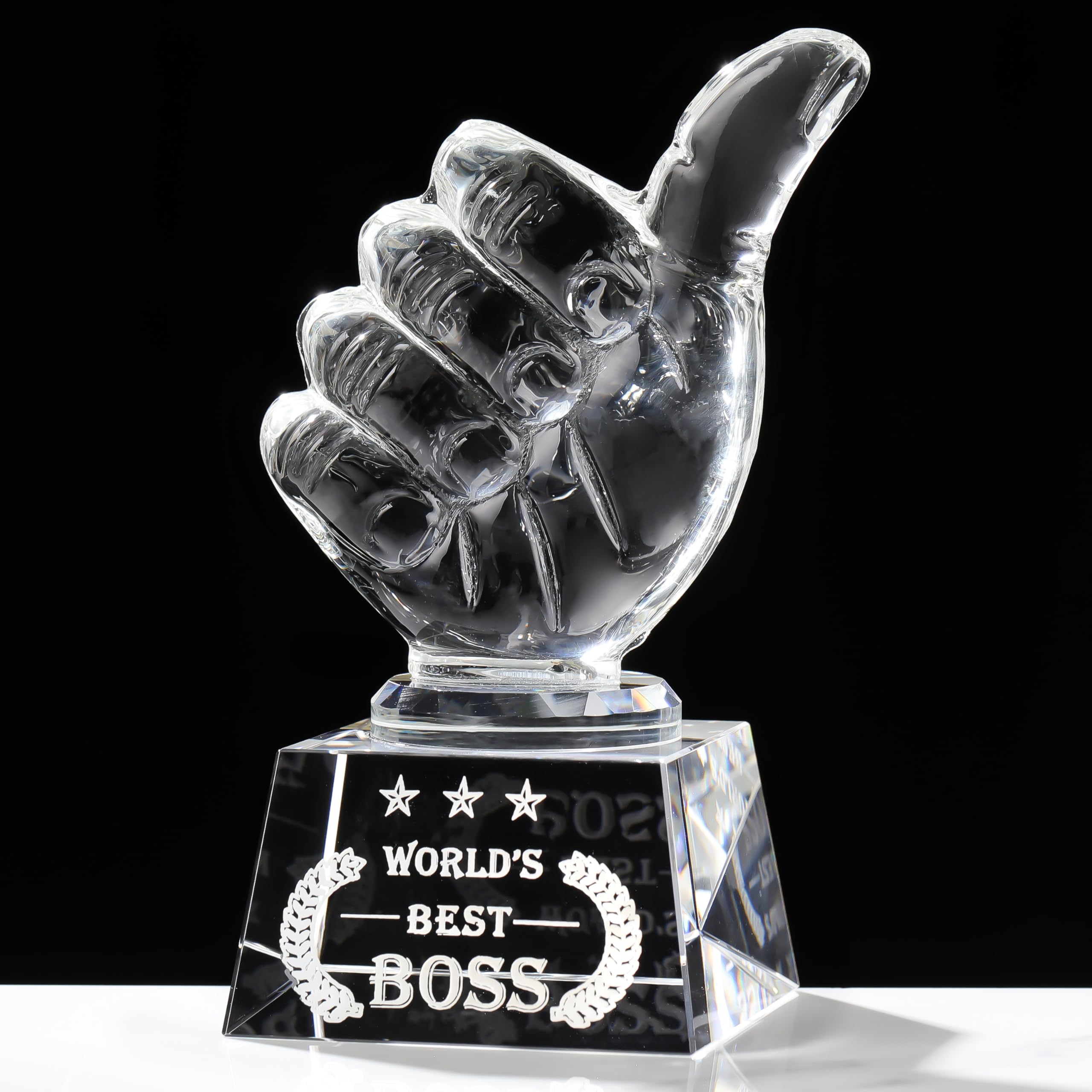 Movdyka Worlds Best Boss Ever Gifts for Men Women Bosses Day Award Plaque