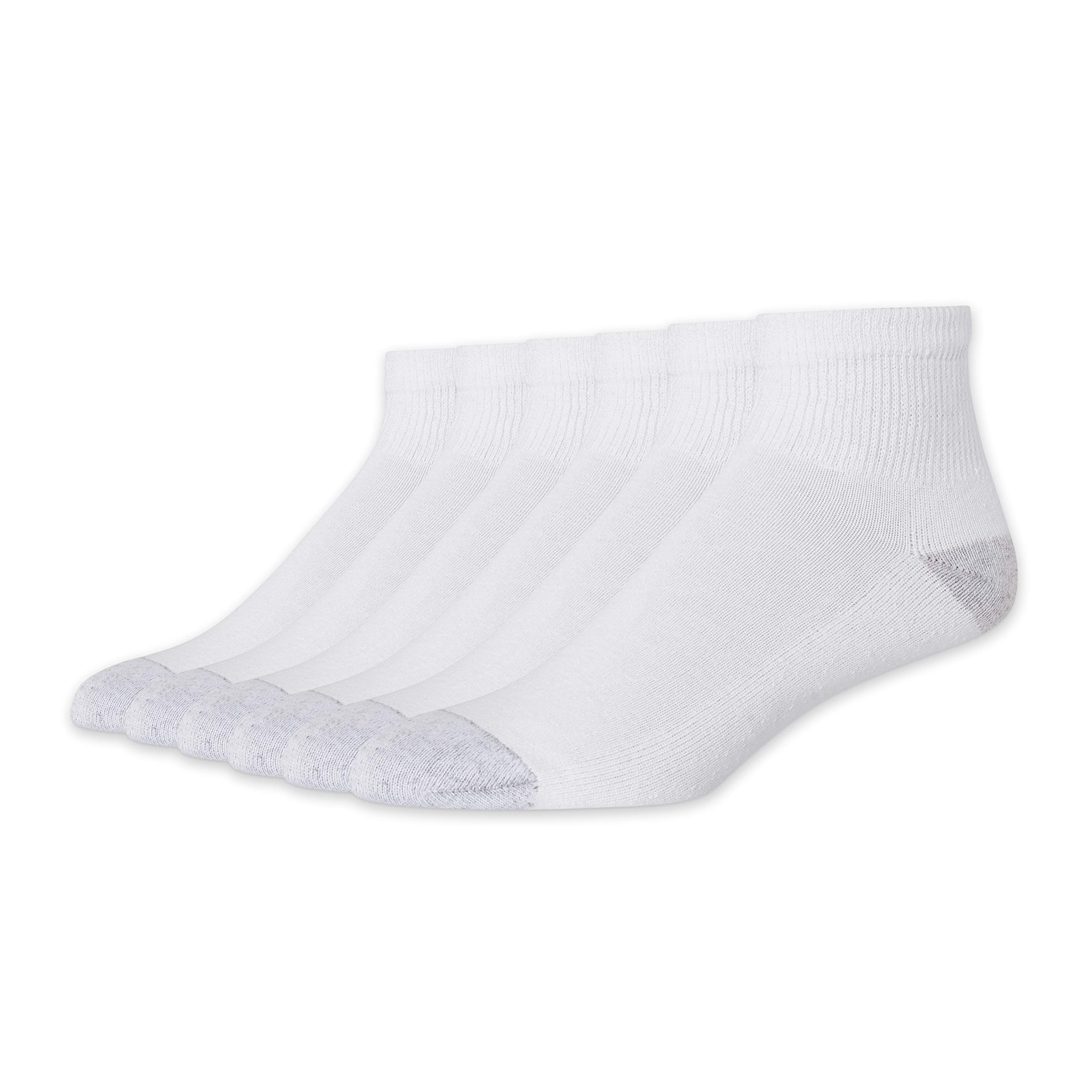 Hanes Men's Red Label Pack of 6 Cushion Ankle Socks