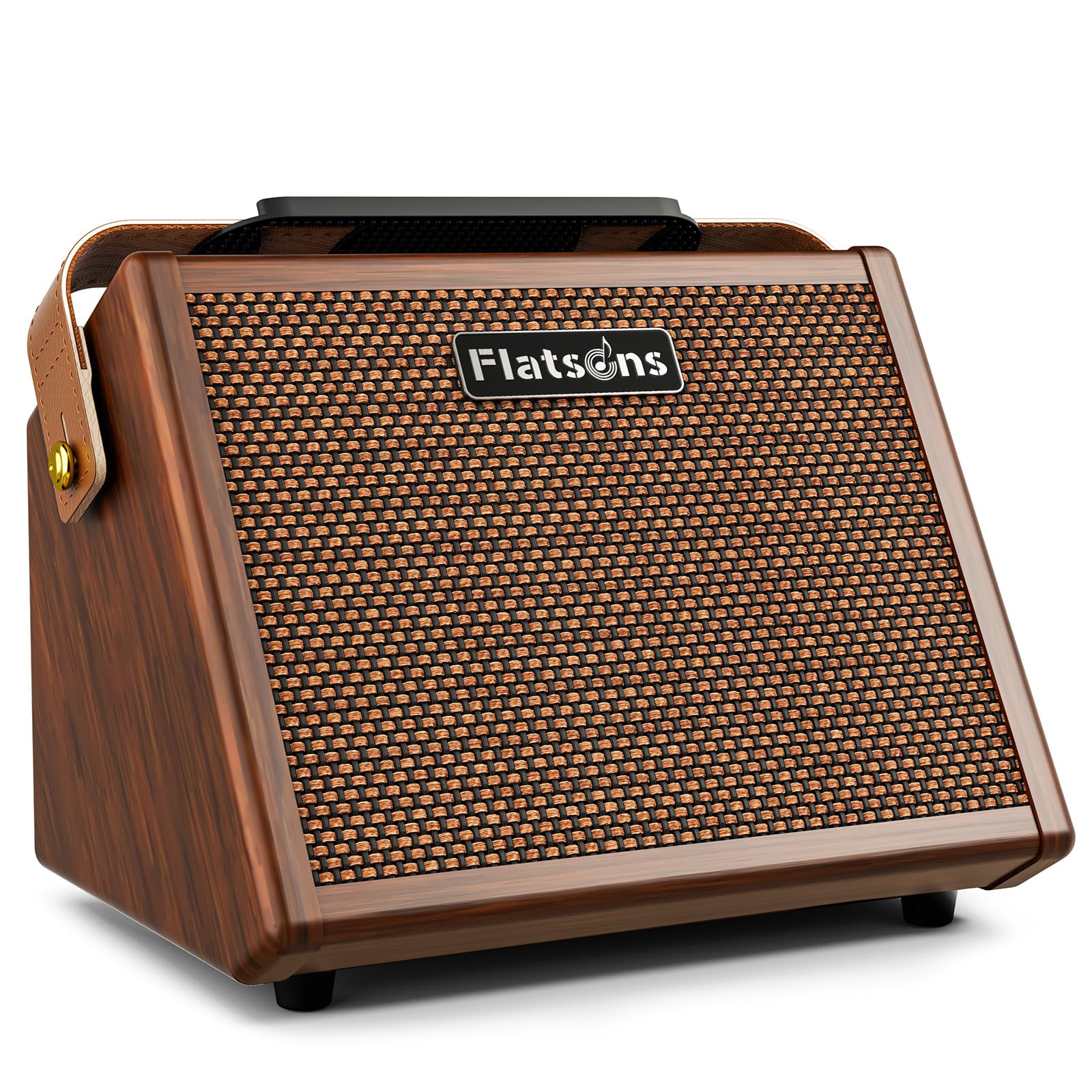 Flatsons Crush20 20W Rechargeable Acoustic Guitar Amp | 6.35mm Mic & Acoustic Gu