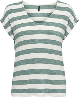 ONLY Onllira Life S/S V-Neck Top Jrs Noos Onllira Life S/S V-Neck Top Jrs Noos Women (Pack of 1)