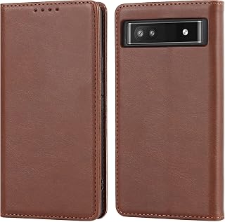 【Hamany】 対応 pixel 6a ケース 手帳型 グーグルピクセル6a ケース カード収納 -ヴィンテージダークブラウン