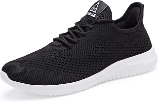 VAMJAM Men's Running Shoes Ultra Lightweight Breathable Walking Shoes Non Slip Athletic Fashion Sneakers Mesh Workout Casual Sports Shoes