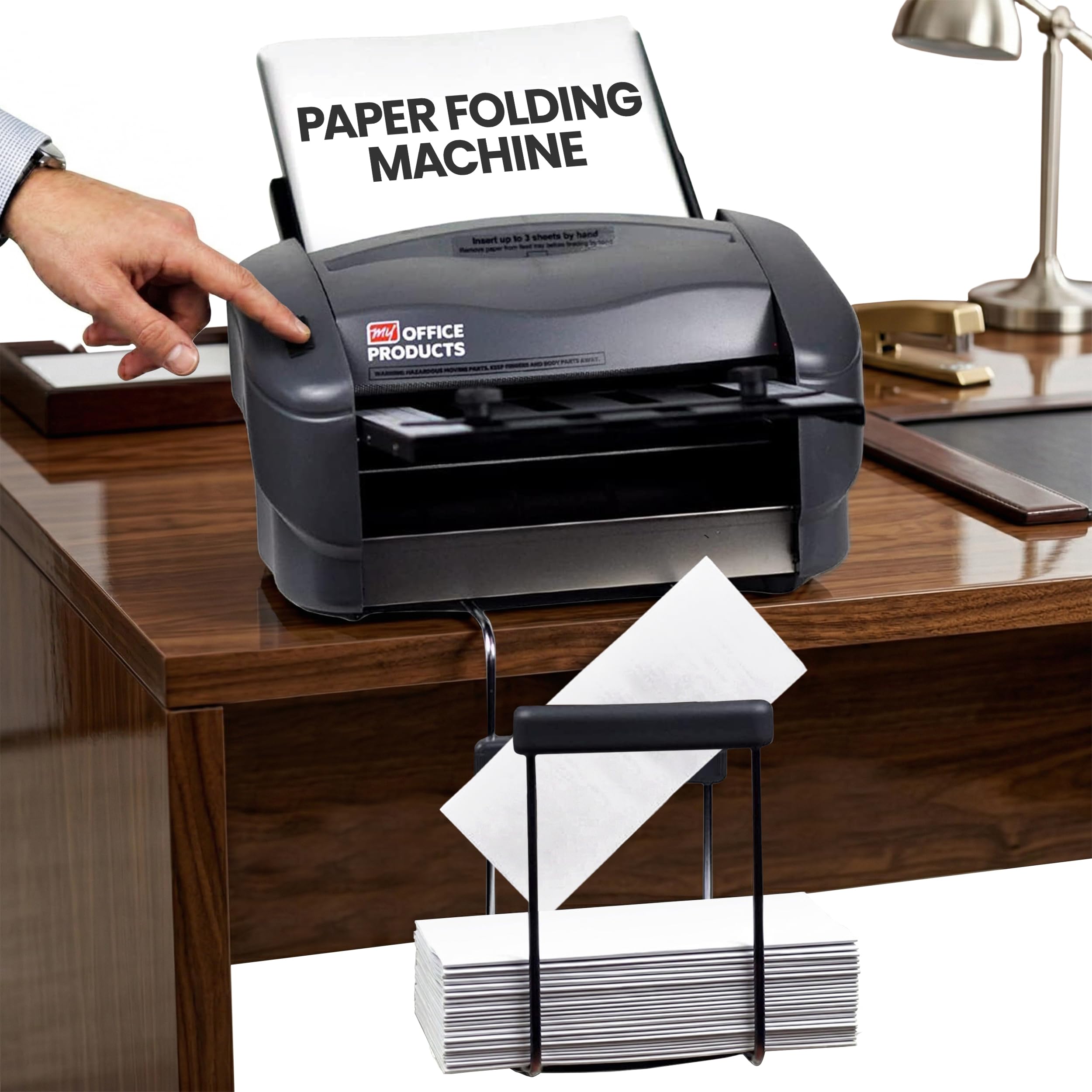 Martin Yale P7500 Paper Folding Machine - Automatic Feed Tabletop 4000 Sheet/Hou