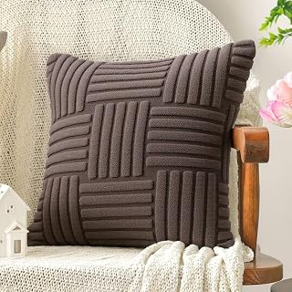Plush Knitted Pillow Cases Minimalist Throw Pillow Cases for Living Room Bedroom Home Decor Soft