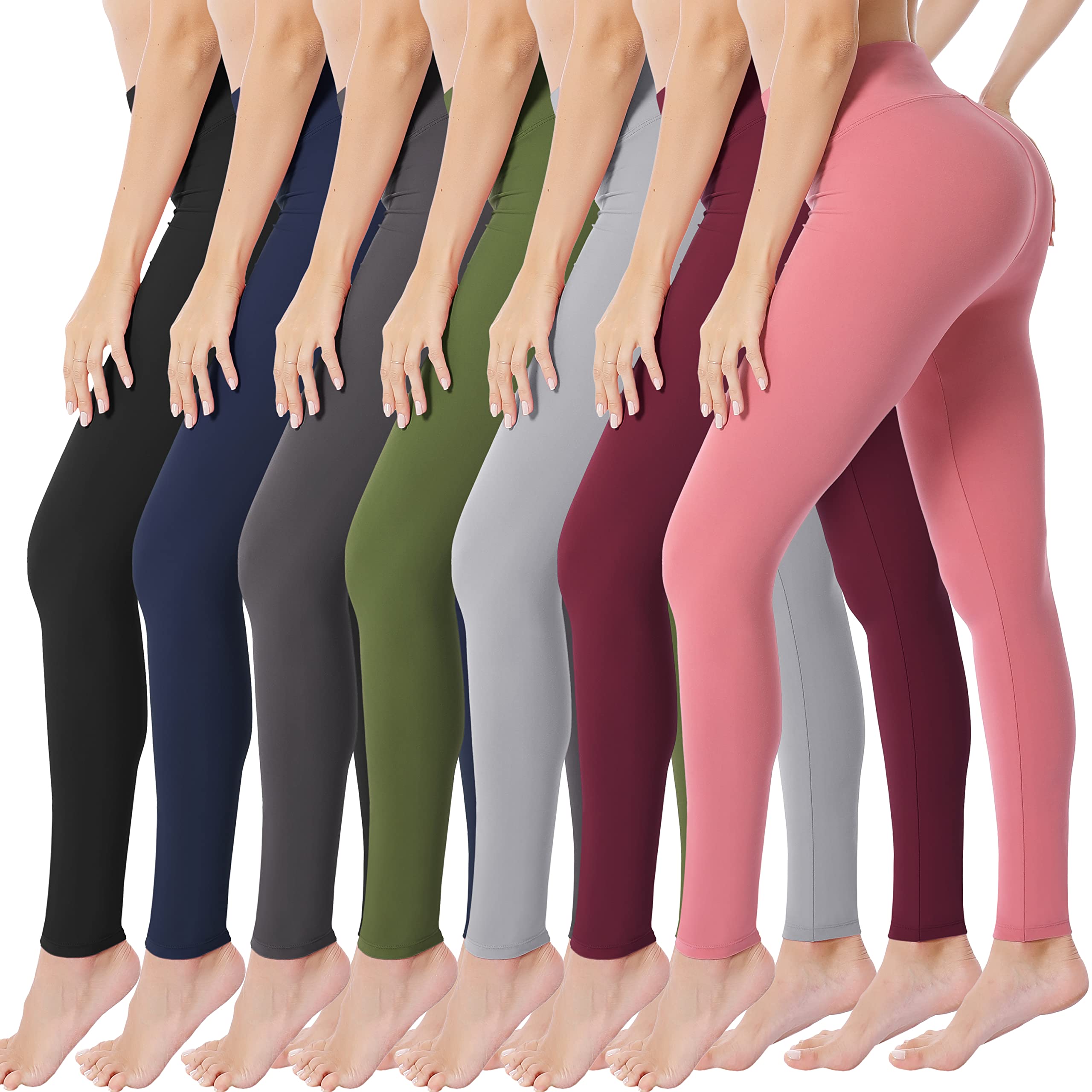VALANDY Creamlush High Waisted Leggings for Women Buttery Soft Stretchy Tummy Co
