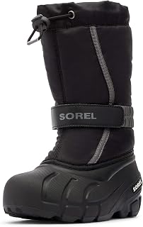 Sorel Flurry Winter Snow Boots, black (black 19-3911tcx), 20.0 cm