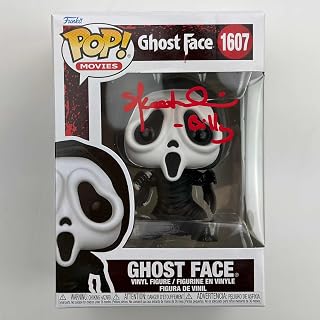 Autographed/Signed Skeet Ulrich Inscribed Billy Ghostface Scream Funko Pop #1607 Movie Figurine Toy JSA COA