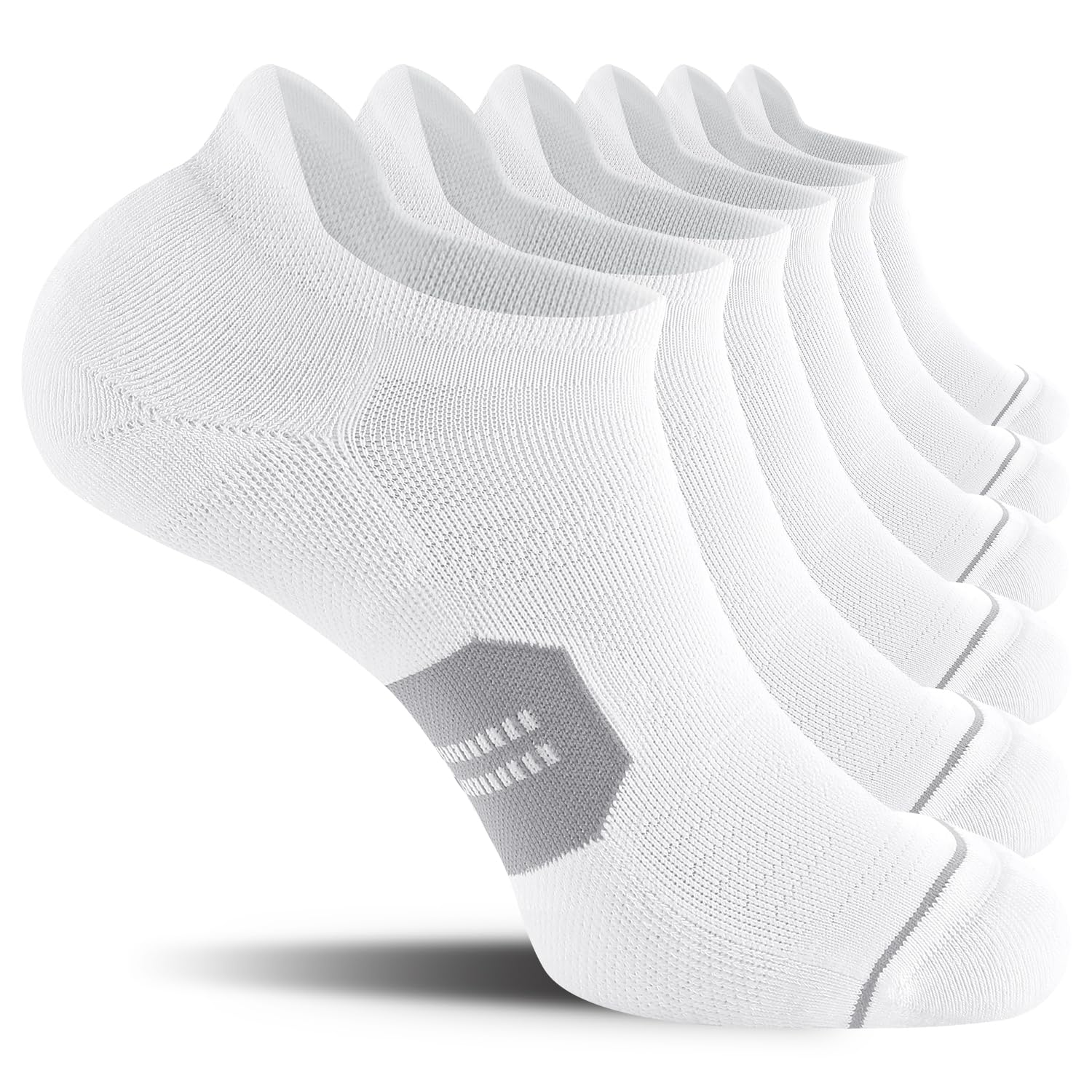 CS CELERSPORT Sports Socks for Men and Women, Padded Running Socks, Breathable C