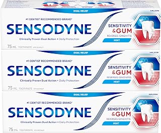 SENSODYNE Sensitivity & Gum Mint (Toothpaste) Pack of 3
