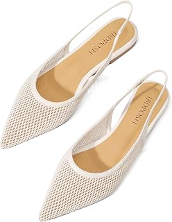 Slingback Flats for Women, Stylish Pointed Toe Design