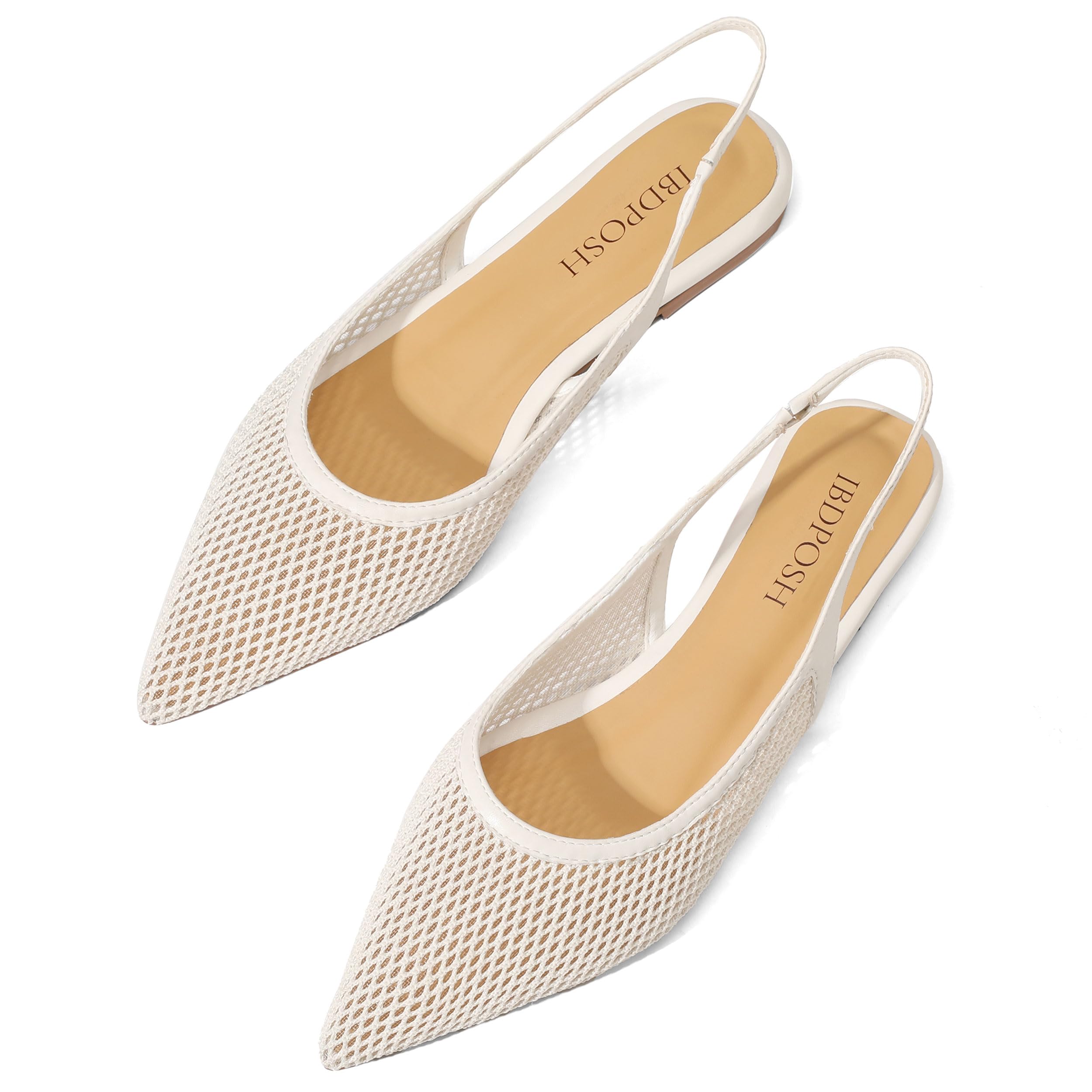 Slingback Flats for Women, Stylish Pointed Toe Design