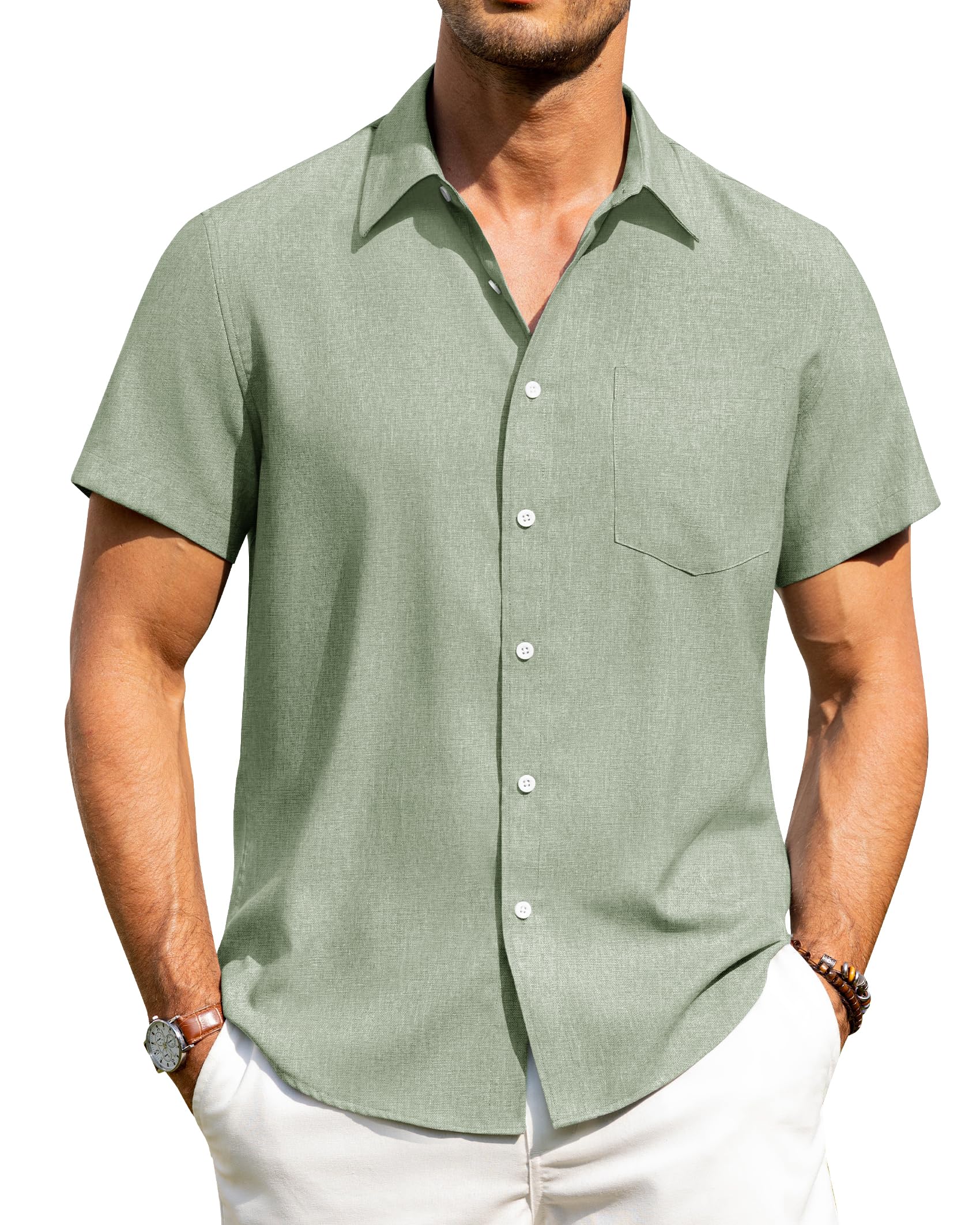 Alimens & Gentle Men's Cy-ag-203-zkmmdx Button Down Shirt (Pack of 1)