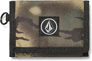 Volcom Mens Stone Wallet Dark Khaki One Size Stone Wallet