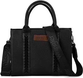 Wrangler Ladies Tote Bag Top Handle Tote Bag with Adjustable Strap