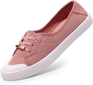 Harvest Land Women's Sneaker Low Top Canvas Fashion Slip on Shoes
