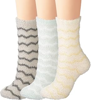 BomKinta Fuzzy Socks Women - Winter House Slipper Sock - Cozy Thick Warm Sleeping Socks Size 5-10
