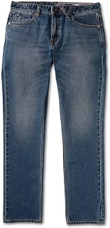 Volcom Men's Vorta Slim Fit Stretch Denim Jean Sweater for Men