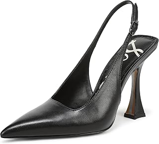 Sam Edelman レディース オデットパンプス, ブラックスムーズレザー, 25.0 cm