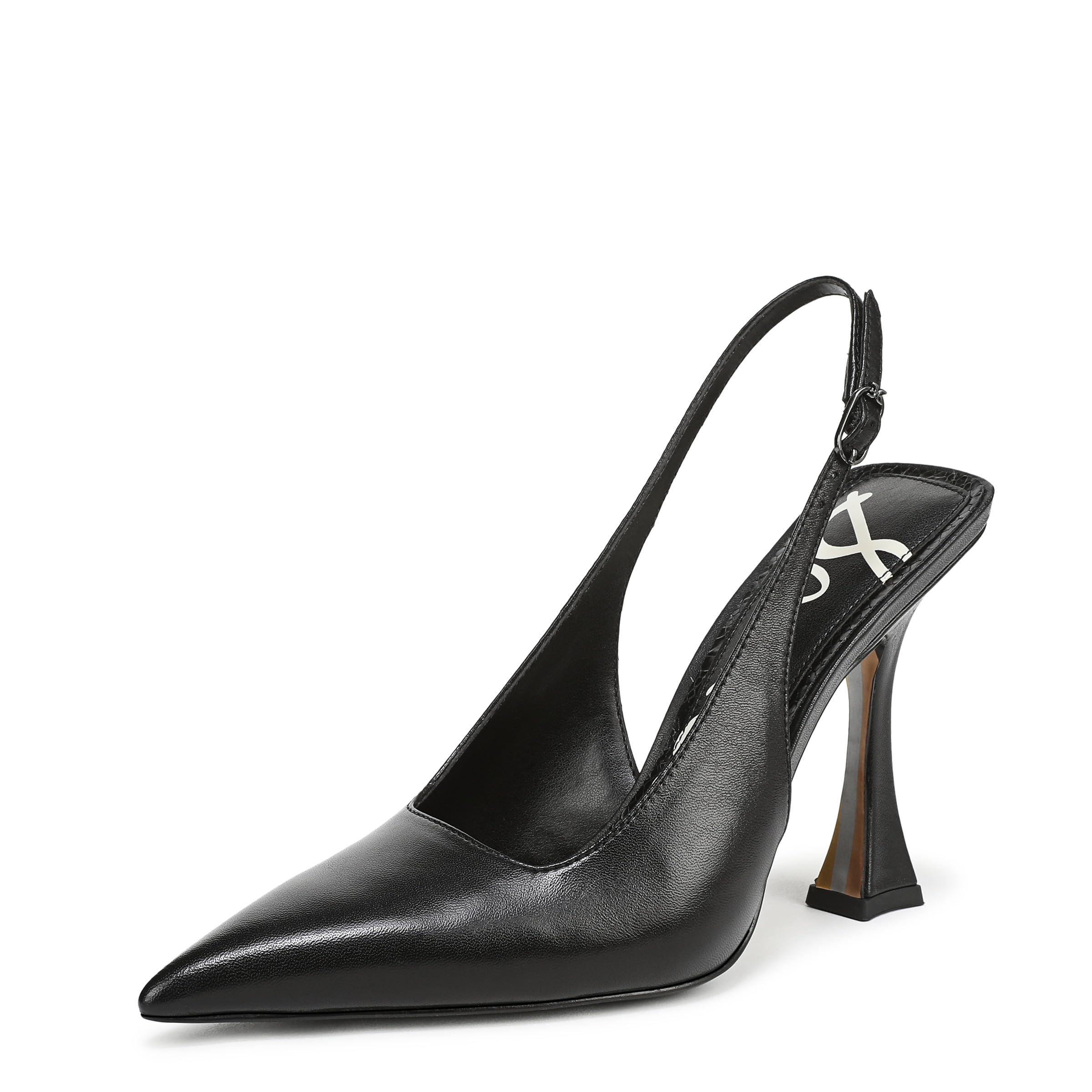 Sam Edelman レディース オデットパンプス, ブラックスムーズレザー, 25.0 cm