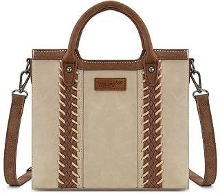 Wrangler Small Crossbody Bags for Women Western Satchel Purse Lightweight Tote Shoulder Handbag
