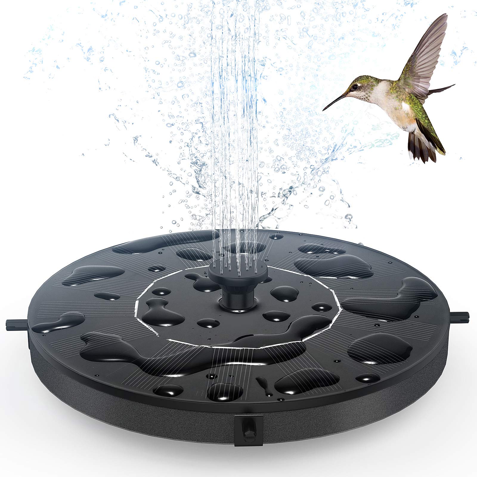 Solar Fountain Water Pump for Bird Bath, Floating Solar Powered Water Fountain P