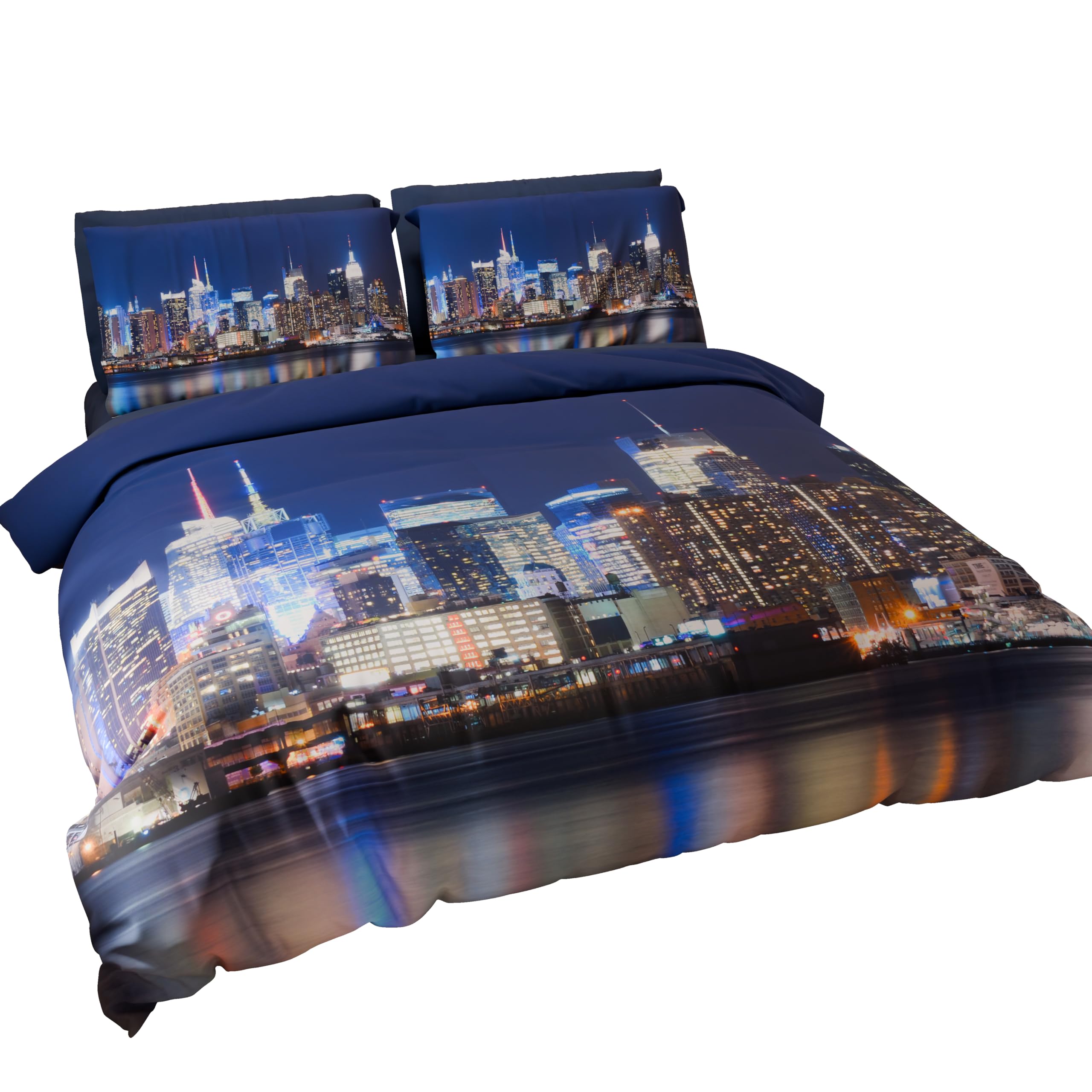PETTI Artigiani Italiani - Double Duvet Cover Set 200 x 220 cm (2 Pillowcases 80