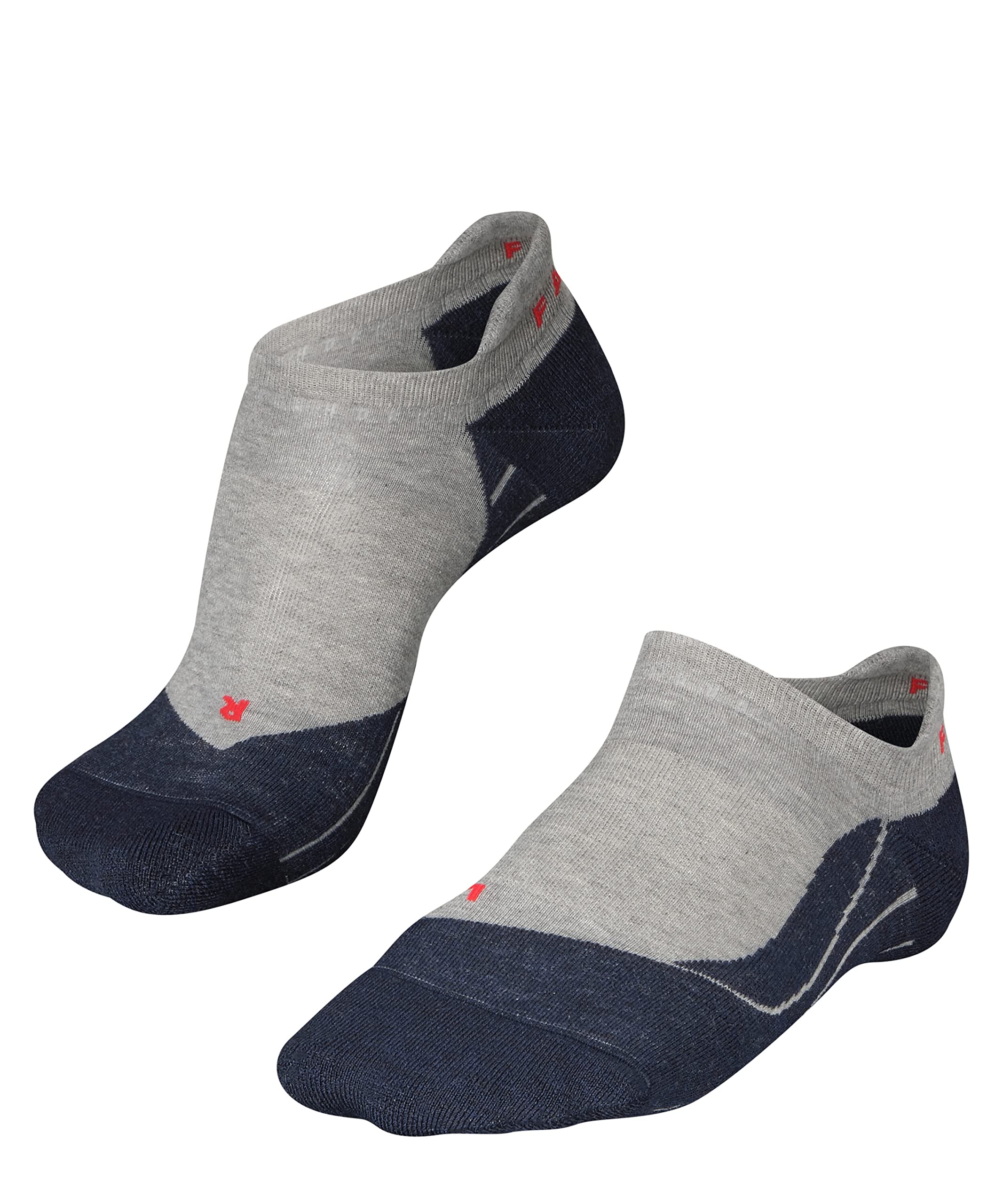 FALKE Men's RU4 Invisible Running Socks Medium Cushioning Anti-Blister No-Show H