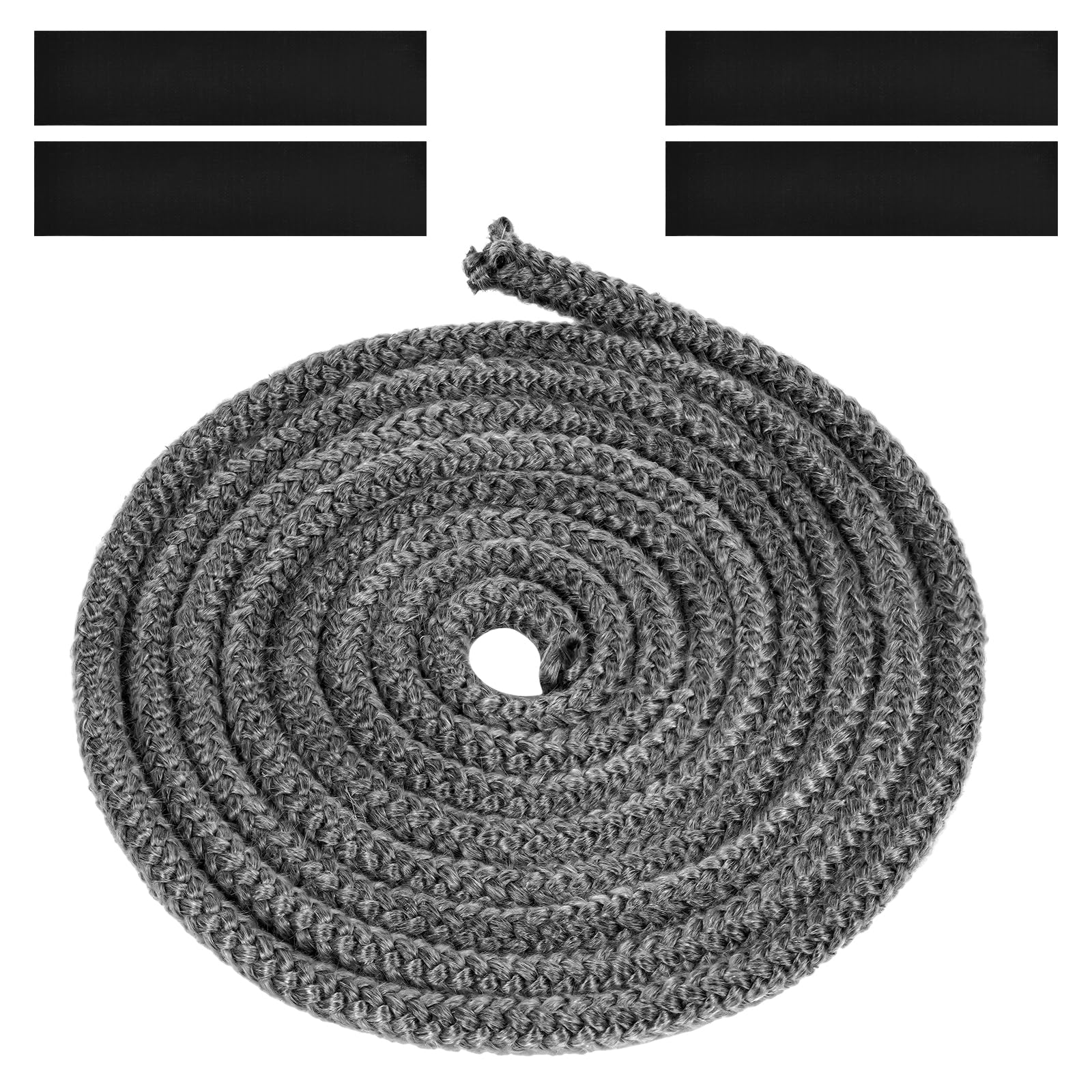 Flintronic Stove Rope, Heat Resistant Rope Seal Replacement Gasket with 4 Tapes,