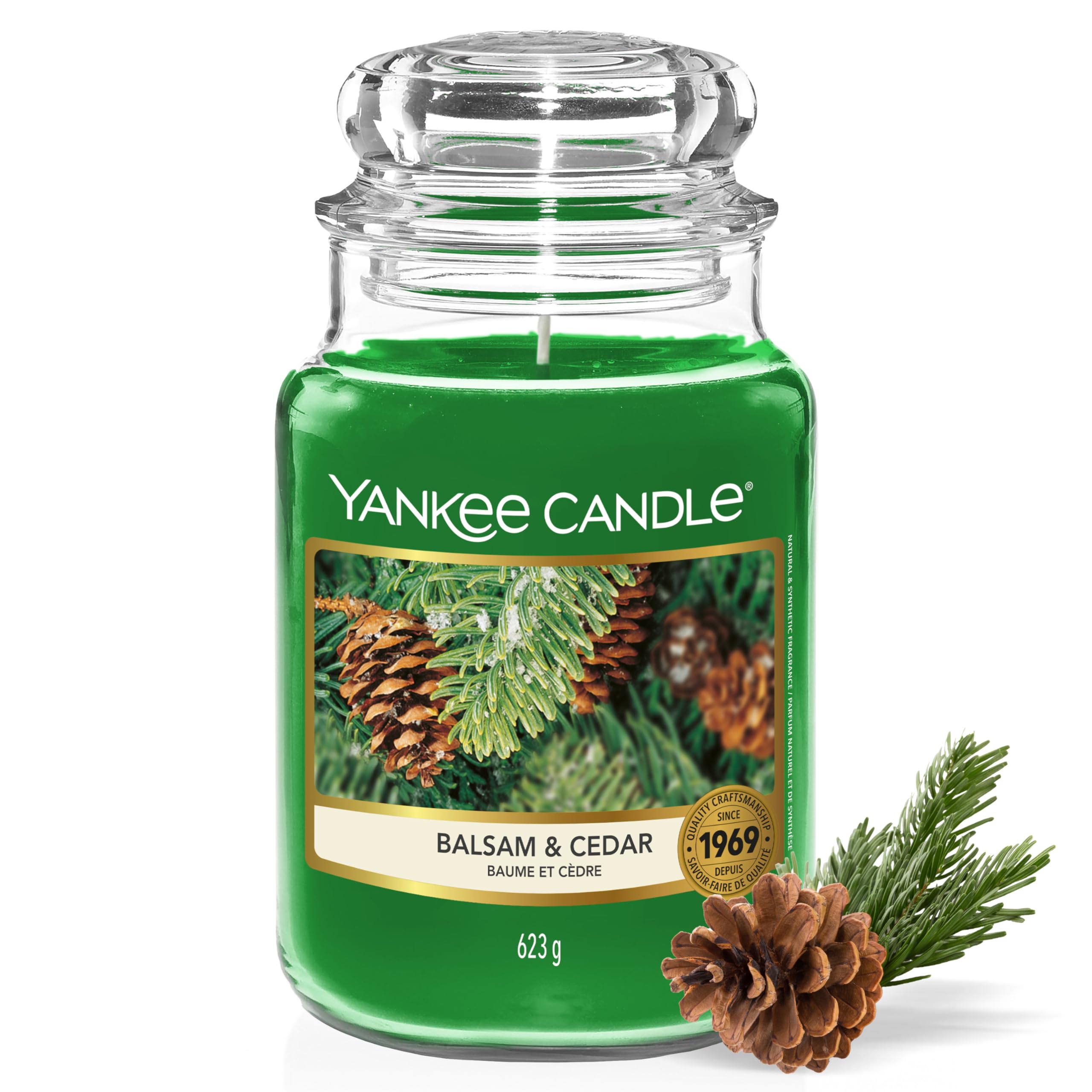 Yankee Candle Balsam and Cedar Large Jar 623g