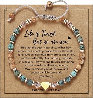 yupoxiu Natural Stone Bracelets - Inspirational Birthday Gifts for Women