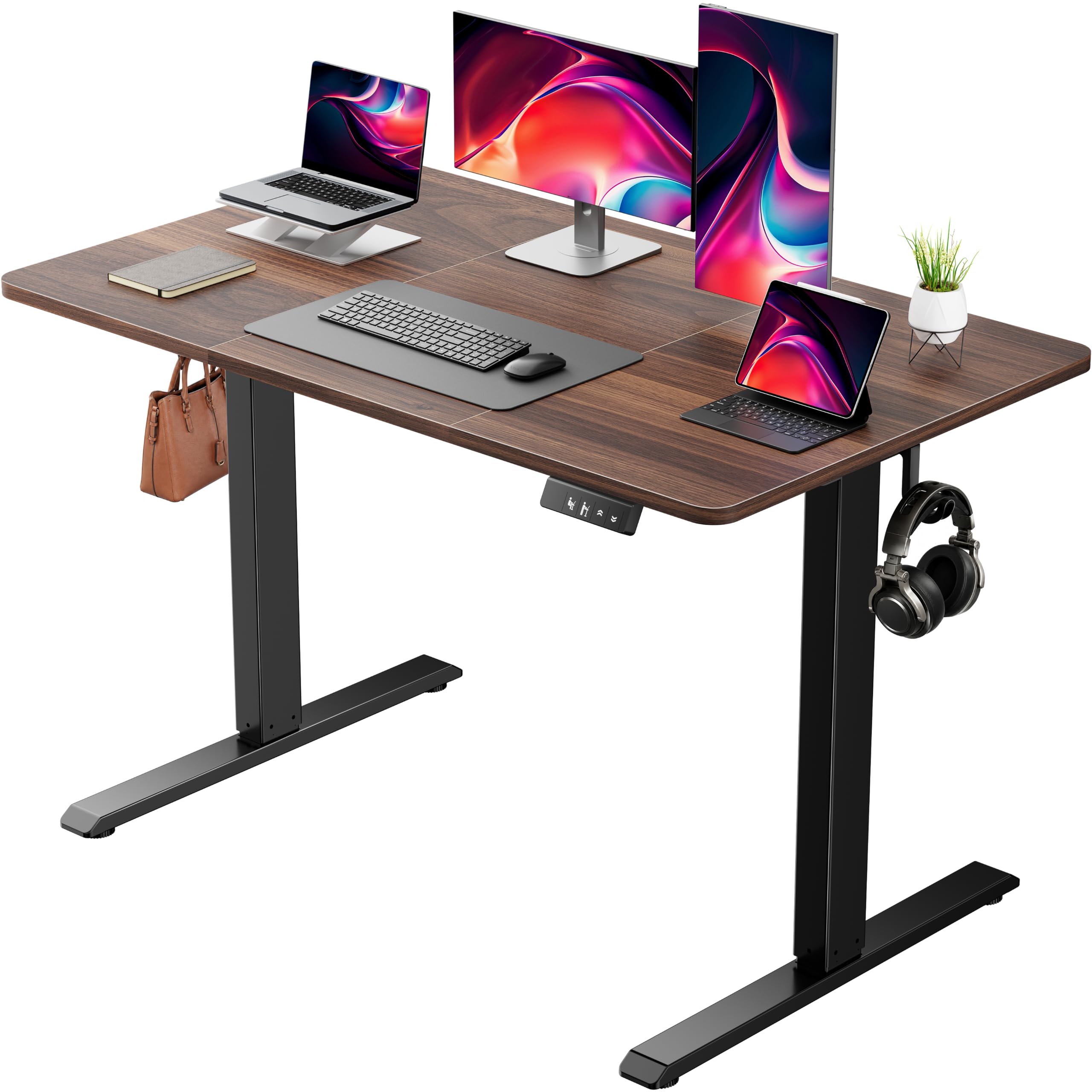 Standing Computer Gaming Office Desk - 48 x 24 Inches Adjustable Stand Up Electr