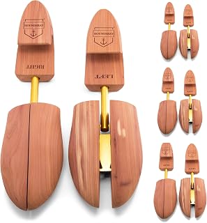 HOUNDSBAY Cedar Shoe Tree, Shoe Trees for Men & Women - Shaper & Stretcher