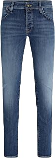 JACK & JONES Gleen Slim Low Rise Button Fly Jeans Narrow Hem