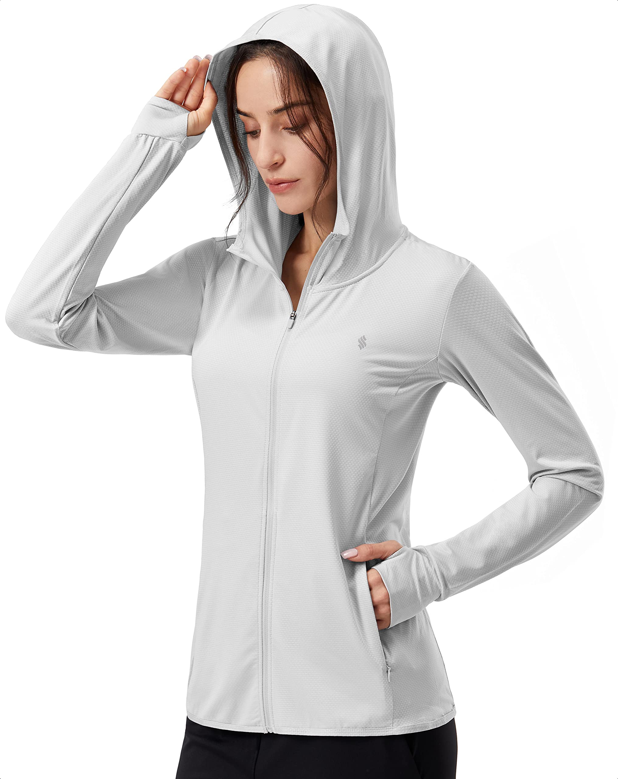 Soothfeel Women's UPF 50+ Sun Protection Shirt Hoodie Jacket Lightweight