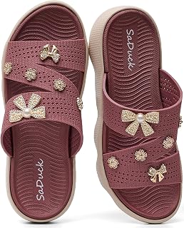 Womens Beach Sandals Slip On Non Slip Pool Lightweight Slides