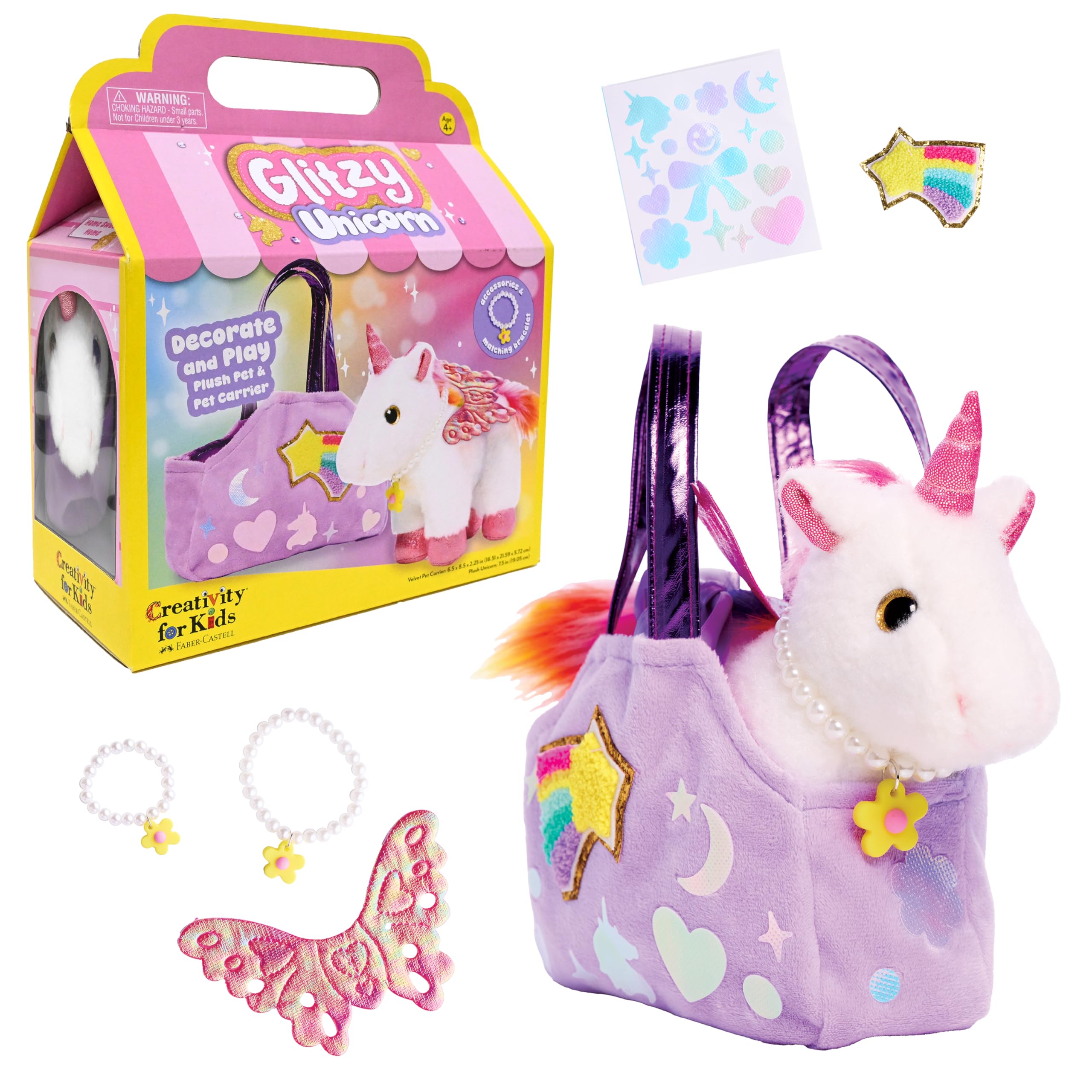 Creativity for Kids Glitzy Unicorn Kit | Adopt, Accessorize & Decorate Your Plus