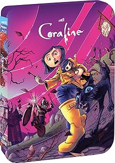 Coraline - Limited Edition Steelbook 4K Ultra HD + Blu-ray (Bilingual)