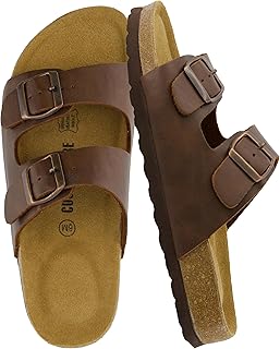 CUSHIONAIRE Lane Cork Footbed Sandal for Women with + Comfort