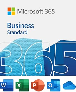 Microsoft 365 Business Standard | 12-Month Subscription, 1 person | Word, Excel, PowerPoint, Outlook, OneDrive | 1TB OneDrive Cloud Storage | PC/Mac Instant Download