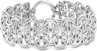 Ross-Simons Sterling Silver Multi-Circle Link Bracelet
