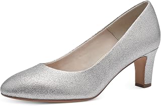 Tamaris Women's Pumps, Lady Classic Pumps,TOUCHit, Silver Glam