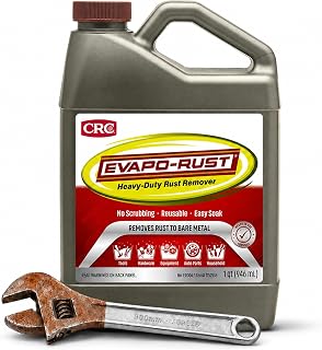 Evapo-Rust CRC Heavy Duty Rust Remover for Metal and Tools - 32 oz | Reusable Water-Based Rust Remover, Auto Parts &amp; Hardware Cleaning, Antique Restoration, Corrosion Removal