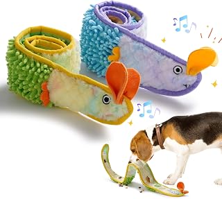 Nocciola Dog Puzzle & Interactive Toy, Snuffle Mat for Dogs-2Pack
