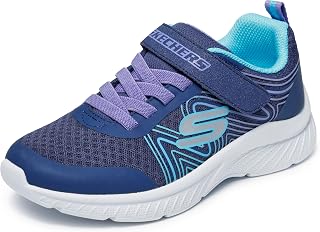 Skechers Girls' Microspec Plus Swirl Sweet Trainers, Sports Shoes