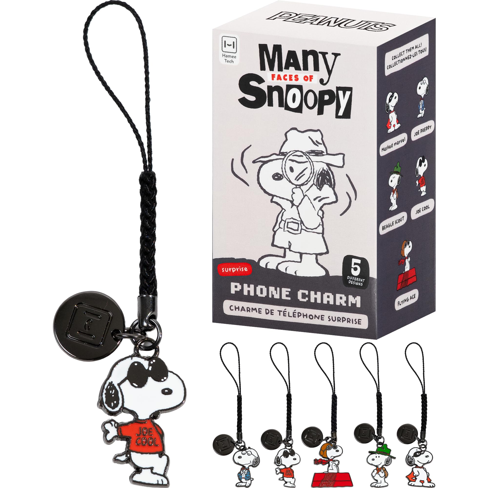 iFace Peanuts Blind Box Phone Charm Strap Series 1 & 2 | Cute Decorative Durable