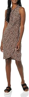Amazon Essentials Women's Sleeveless Wrap Crossover Twist Neck Dress